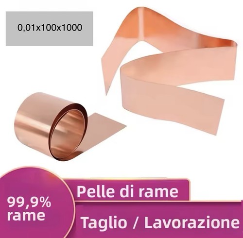 Rame sottile lamina rotolo - rame,